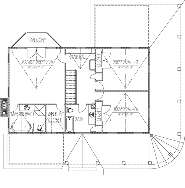 The Alexis Upper Floor Plan